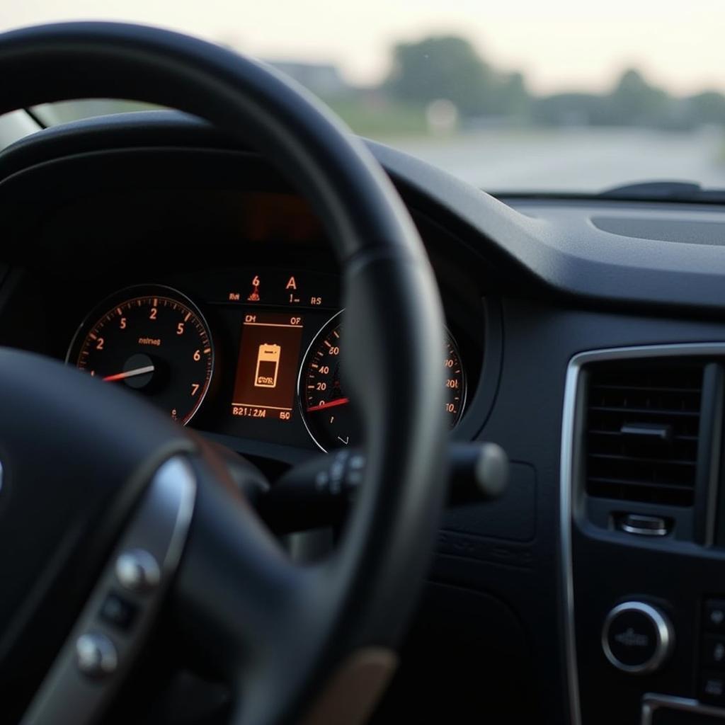 Car Battery Light on Dashboard