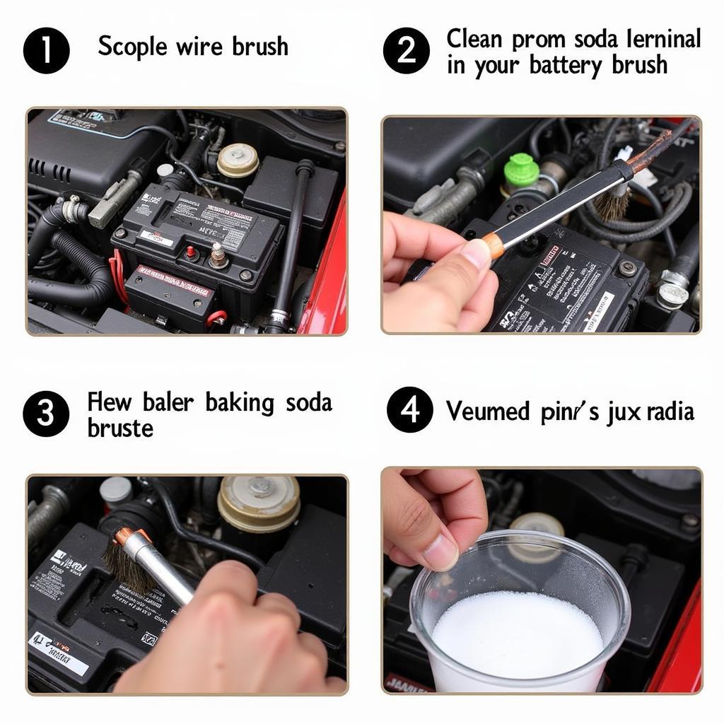 Cleaning Car Battery Terminals