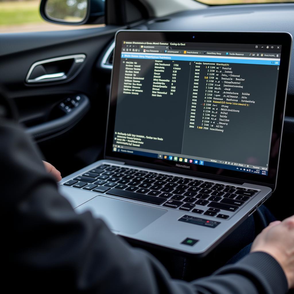 Car Diagnostic Scan with Computer