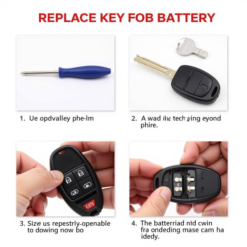 Replacing a Car Key Fob Battery