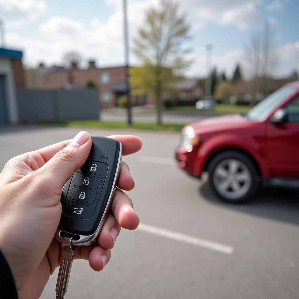 Car key not working from a distance