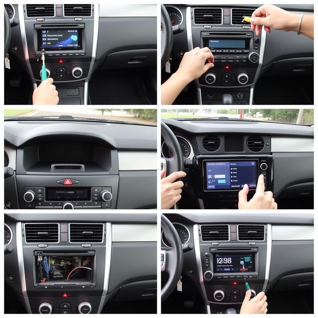 Car Radio Installation Process