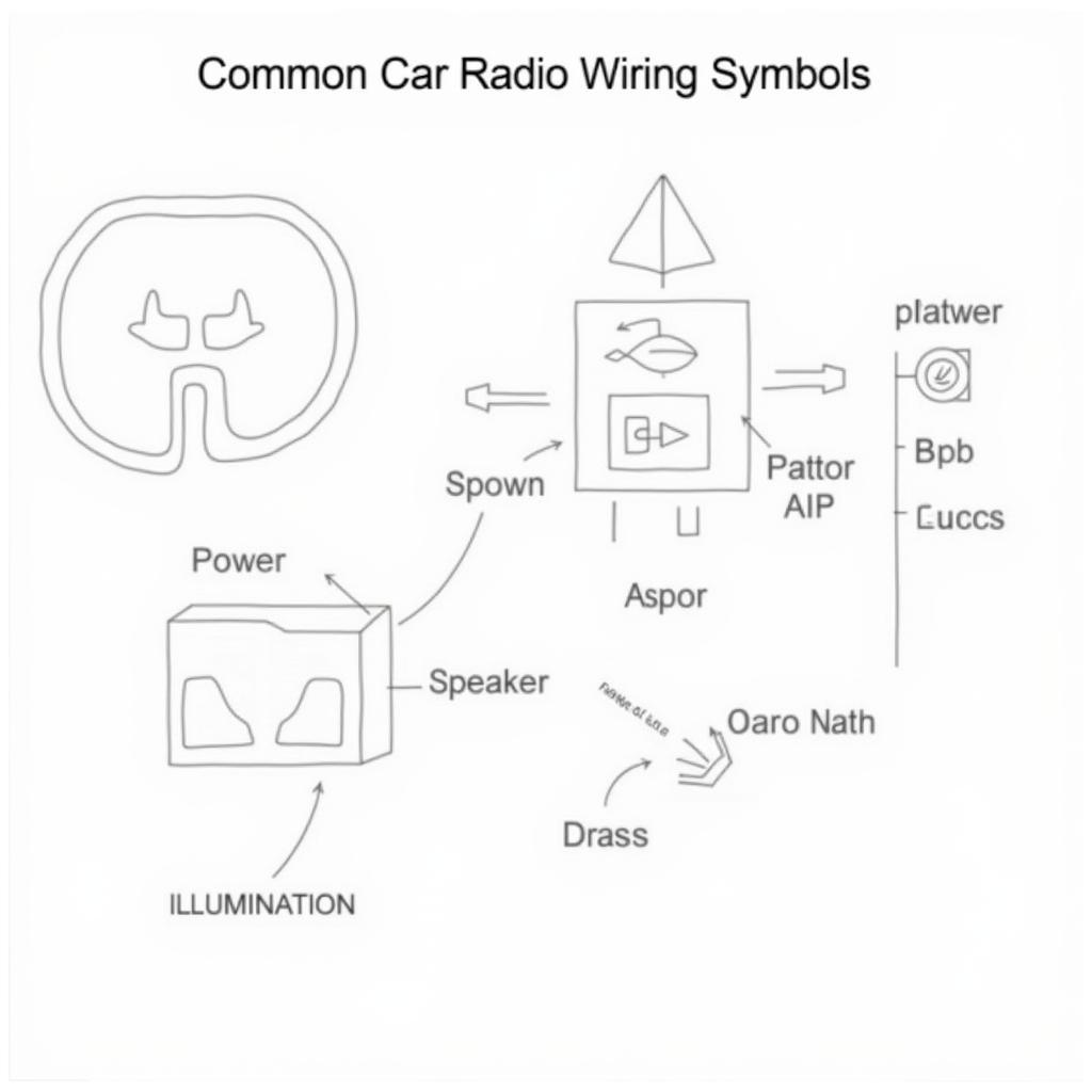 Car Radio Wiring Symbols Diagram