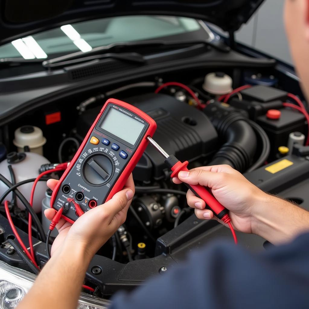 Testing a Car Starter Motor