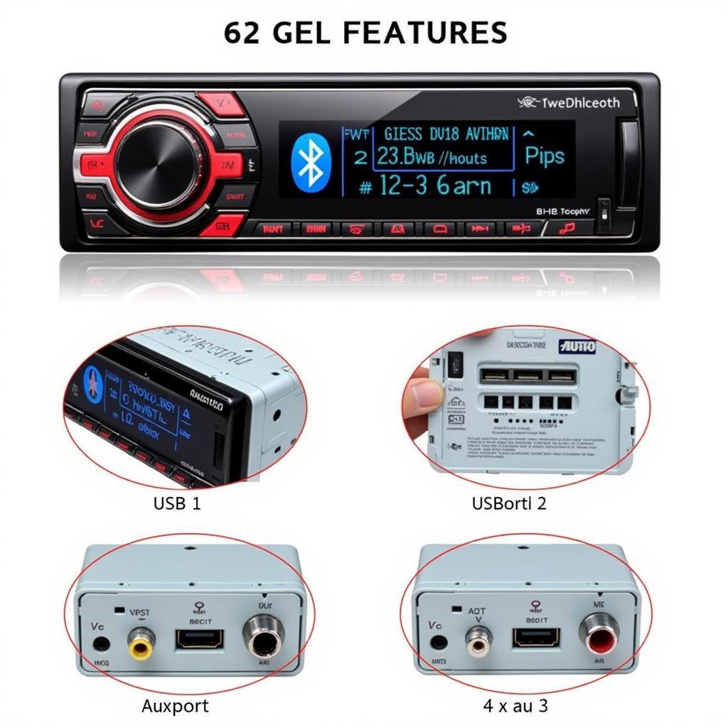 Cheap Car Radio Touch Screen Bluetooth Features