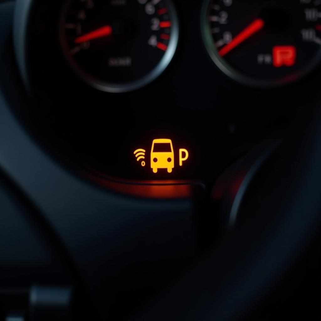 Check Engine Light Illuminated on Car Dashboard