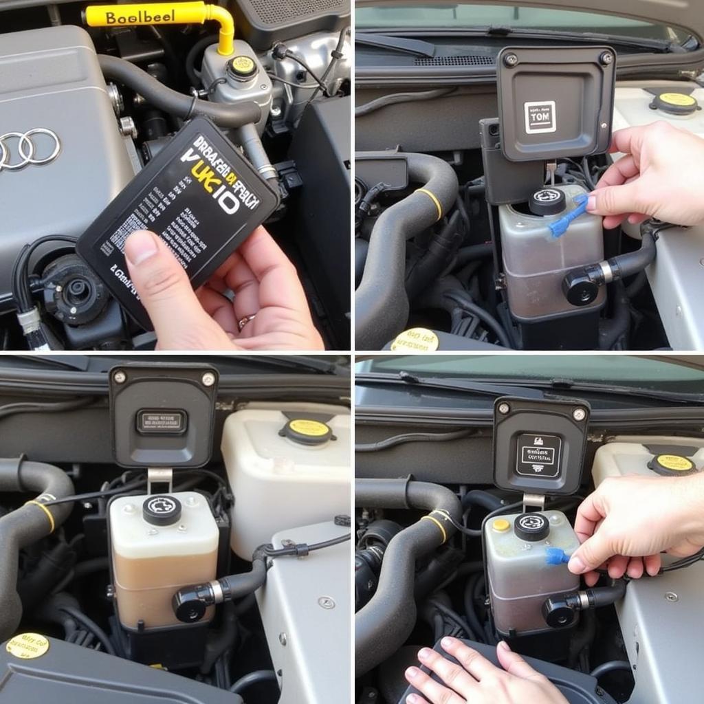 Checking Brake Fluid Level in an Audi A3