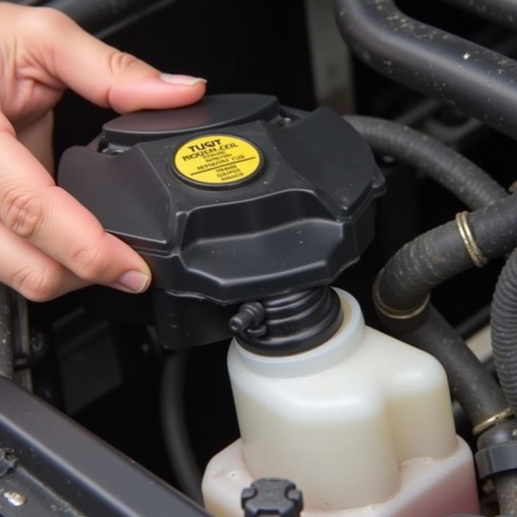 Checking Brake Fluid in a Honda Accord