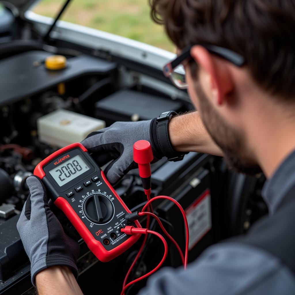 Checking Car Battery Current Draw with a Multimeter