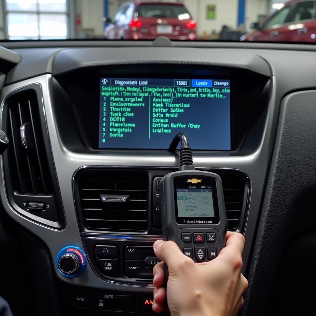 Using a Diagnostic Tool on a Chevy Equinox