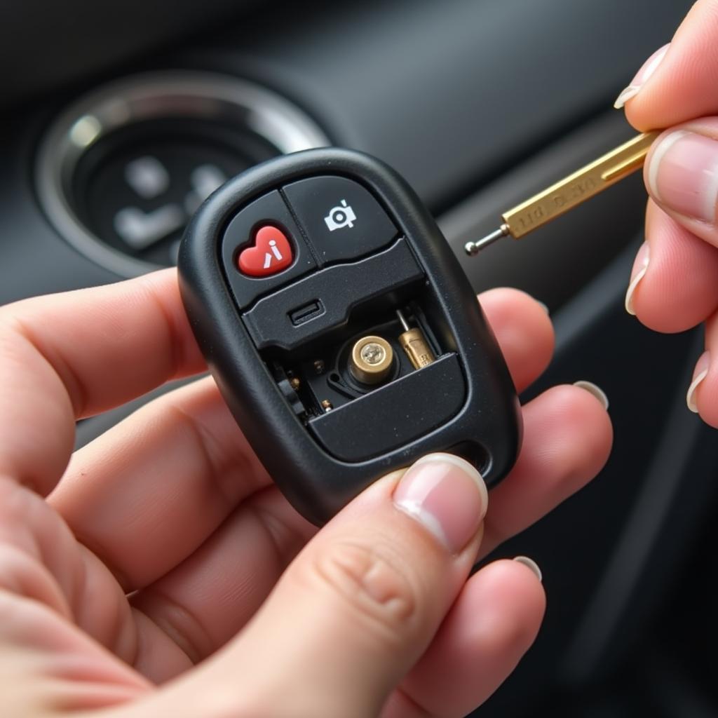 Chevy Key Fob Battery Replacement Steps