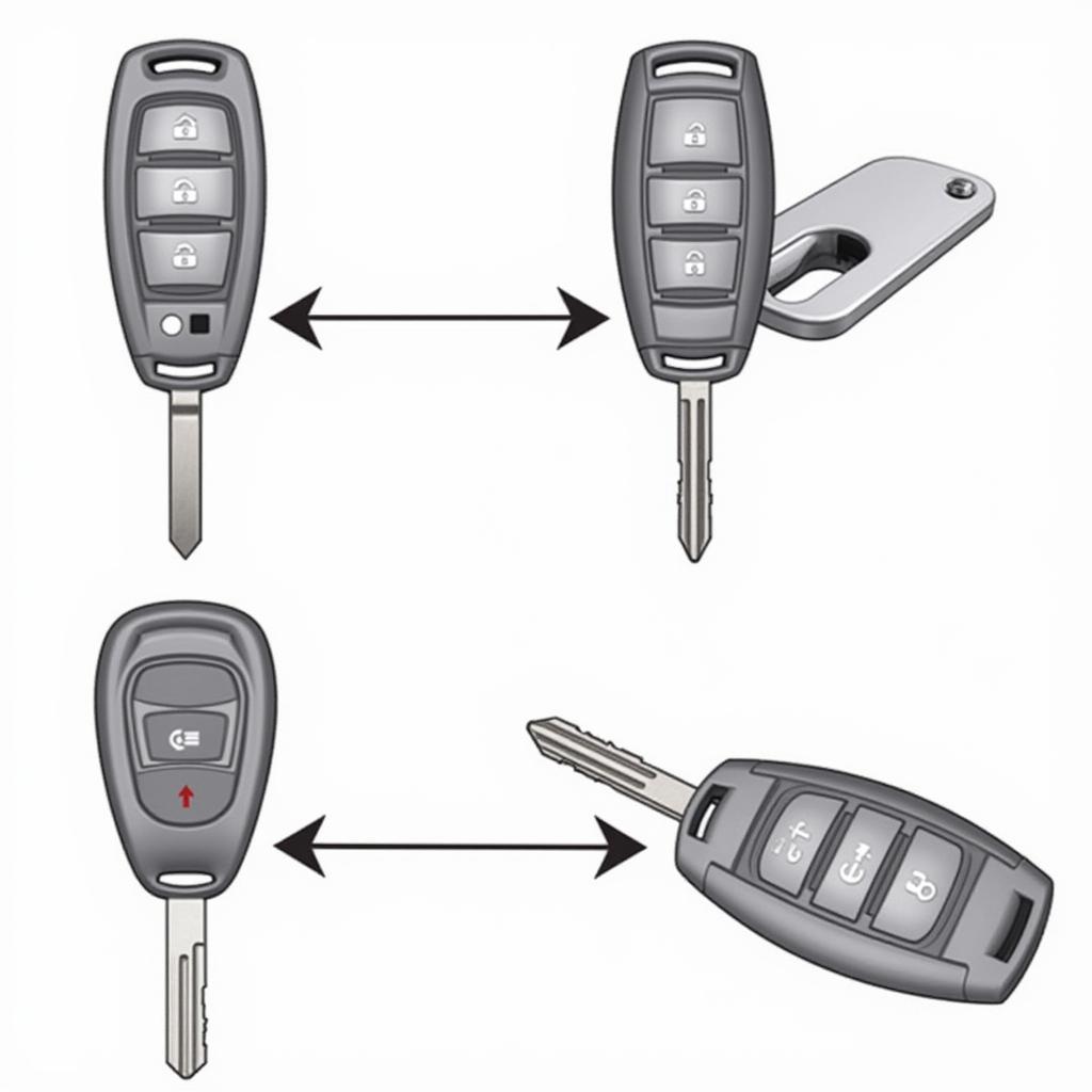 Replacing the battery in a Chrysler key fob