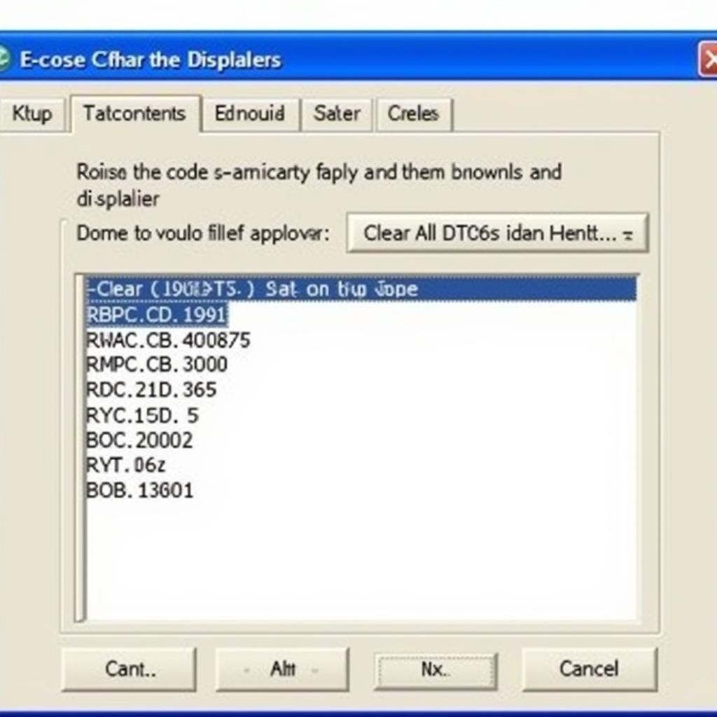 Clearing DTCs in VCDS Software