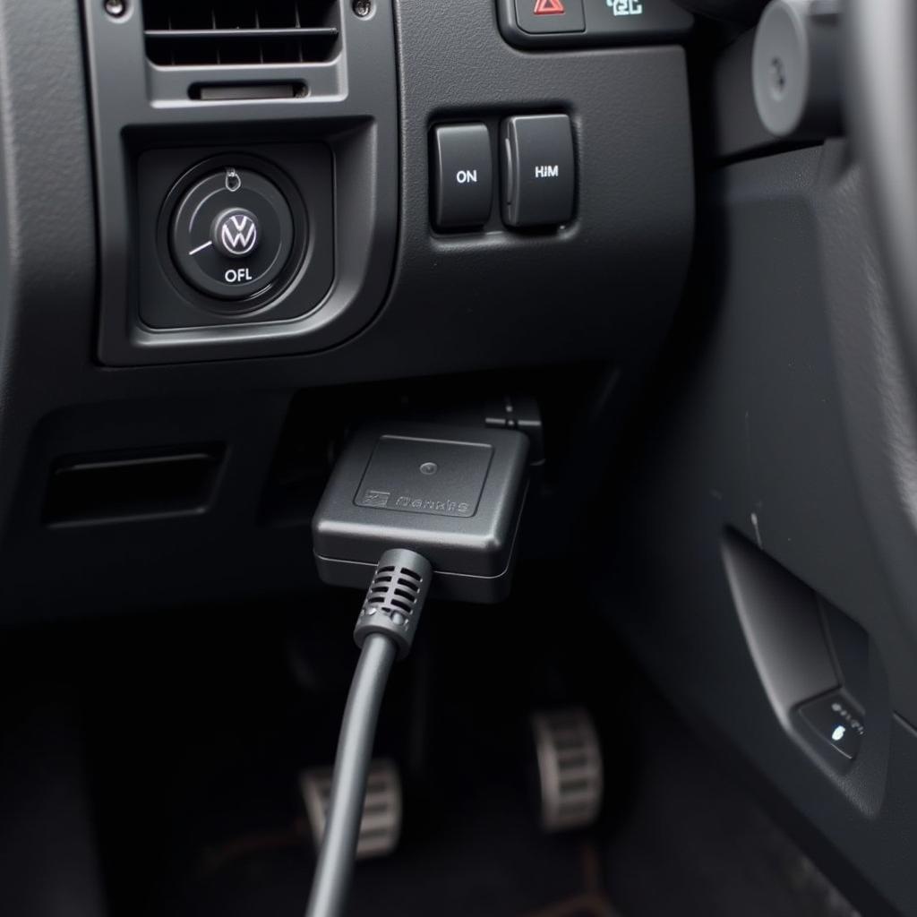 Connecting VCDS Interface to VW T4 OBD-II Port