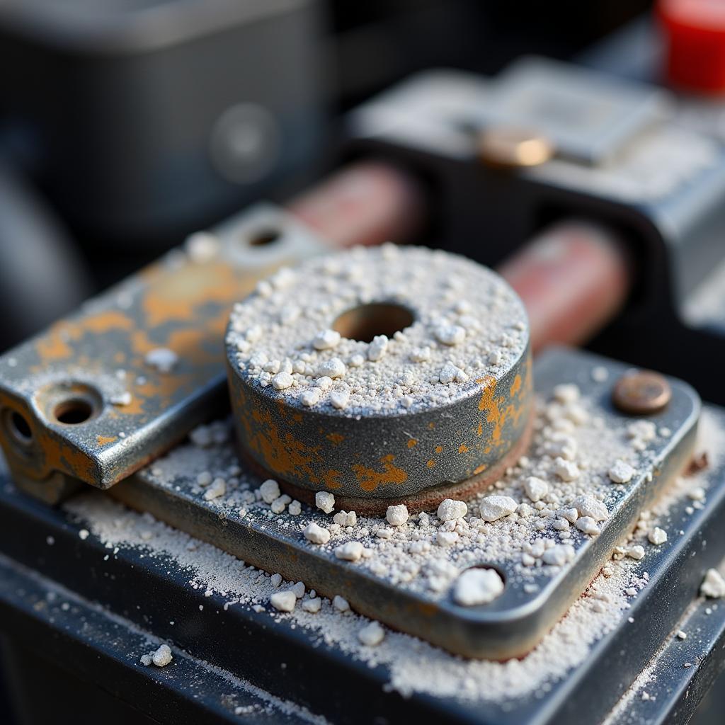 Corroded Car Battery Terminals