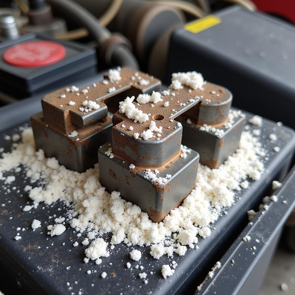 Corroded Car Battery Terminals