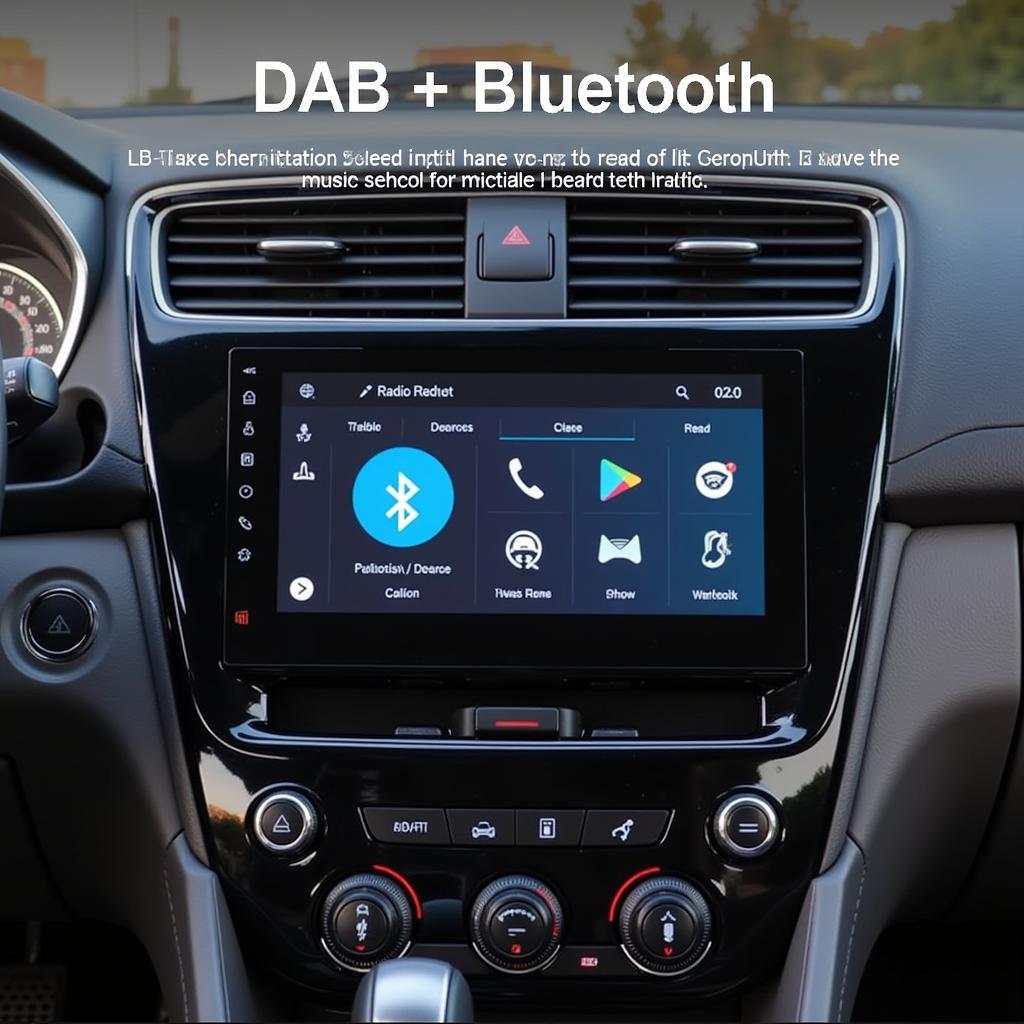 DAB Bluetooth Car Radio Features