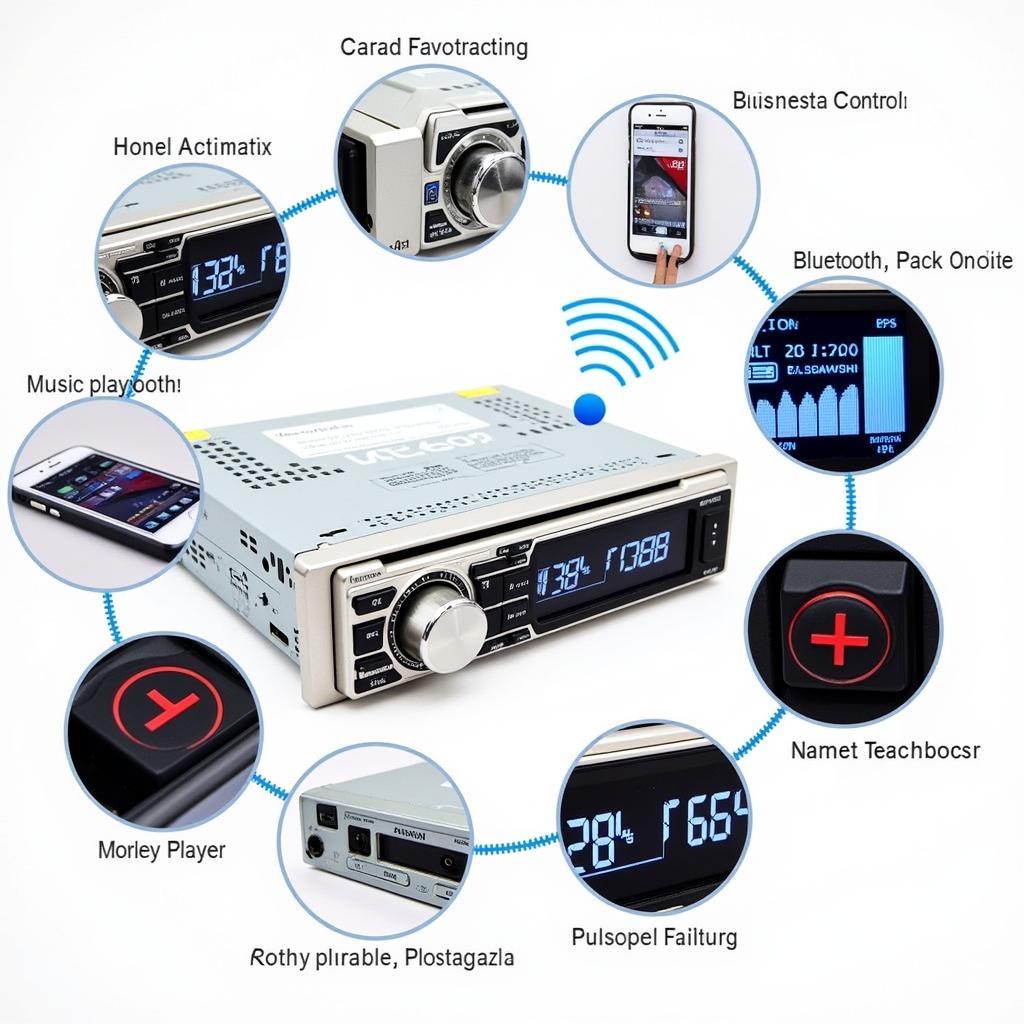 DAB Bluetooth Car Radio Features