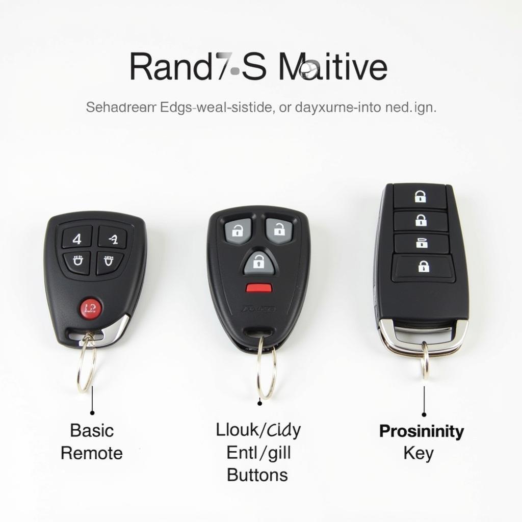 Dodge Caravan Key Fob Types