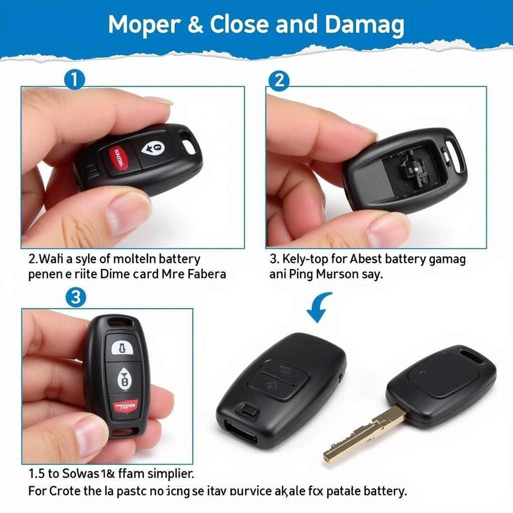 Replacing the key fob battery in a Ford Taurus