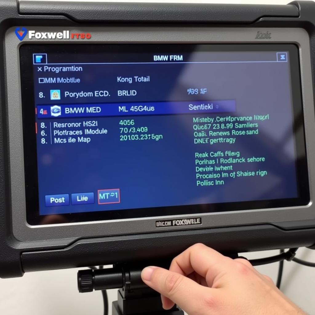 Programming a BMW FRM with the Foxwell NT520