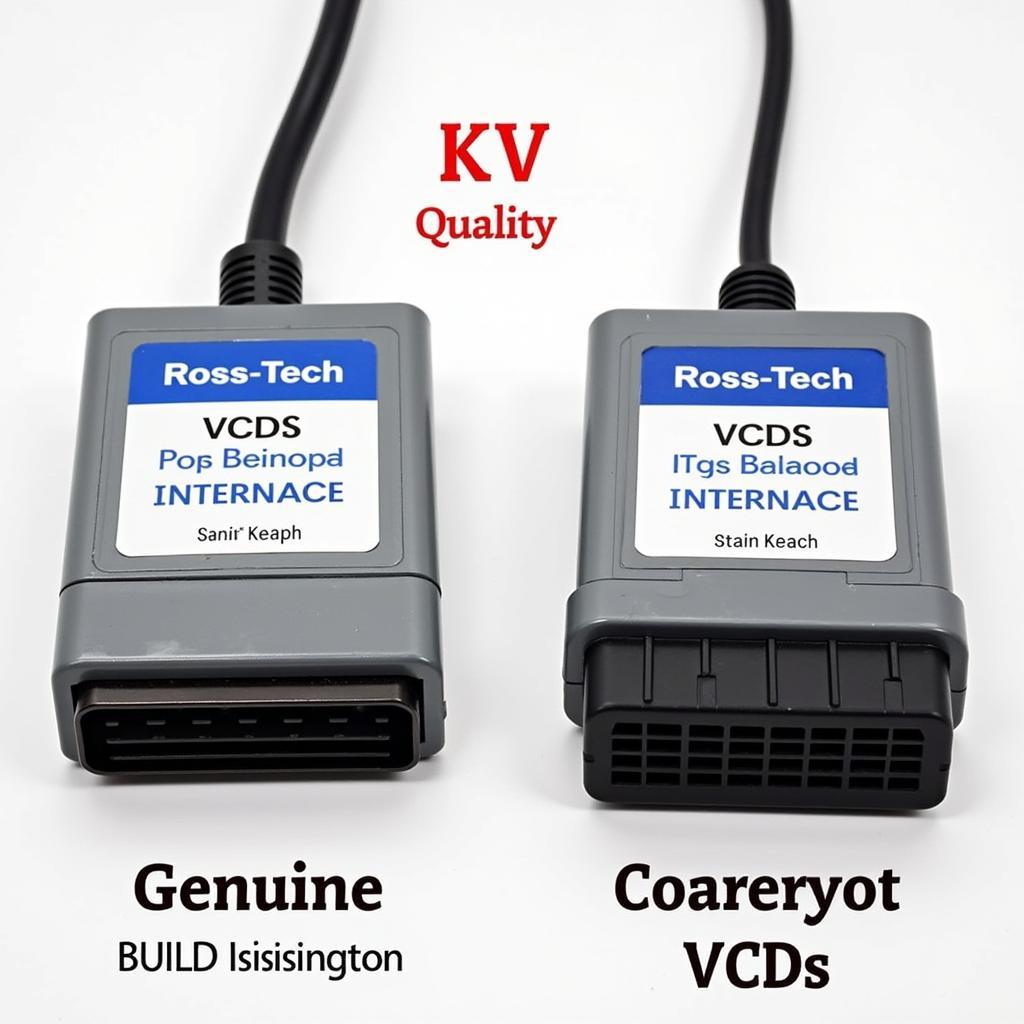 Genuine vs Counterfeit VCDS Interface Comparison