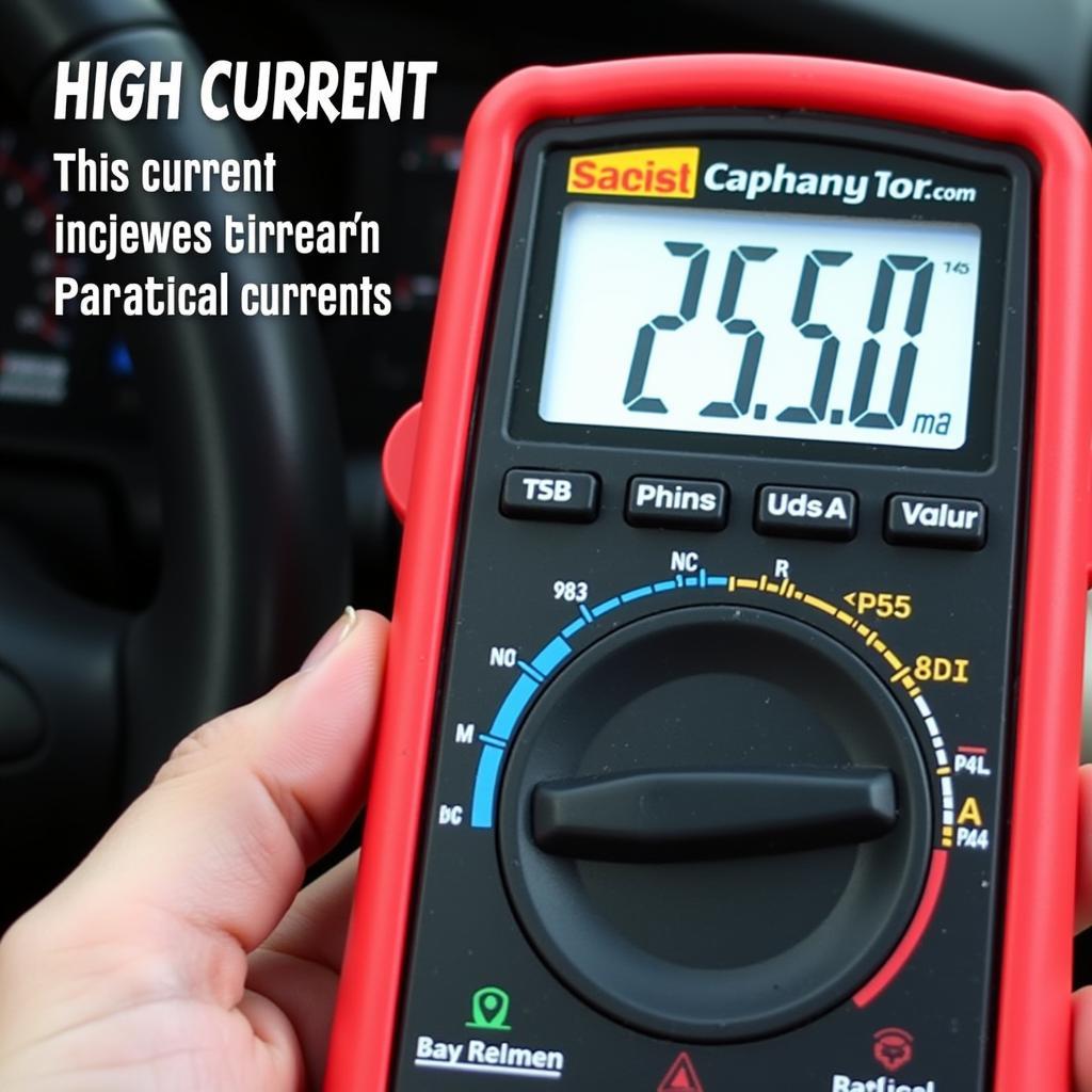 High Parasitic Draw Reading on Multimeter