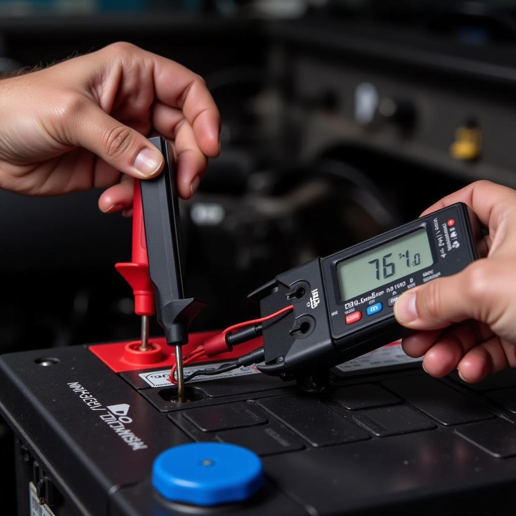 Holden Captiva Battery Testing with Multimeter