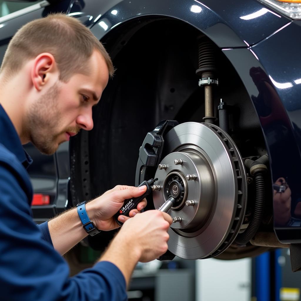 Professional Brake System Inspection on a Honda Accord