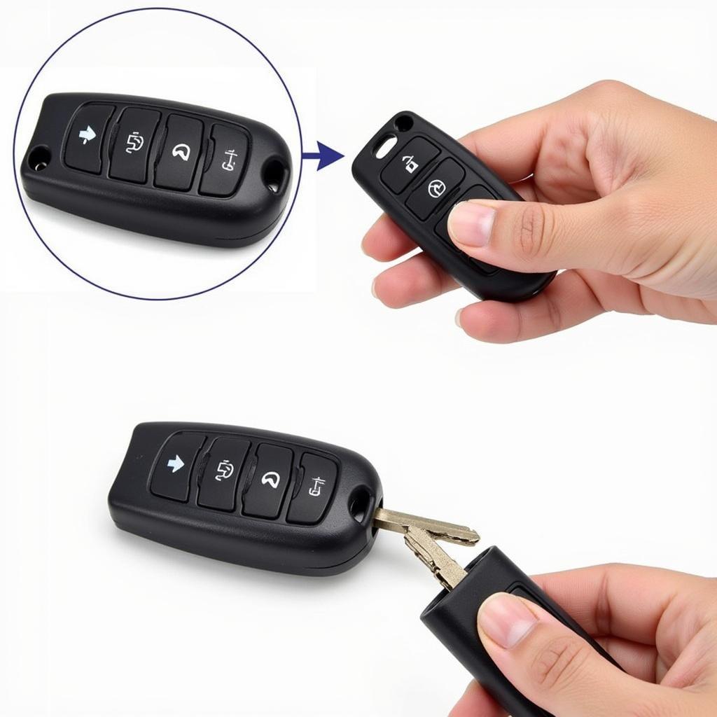 Hyundai Key Fob Hidden Key Blade