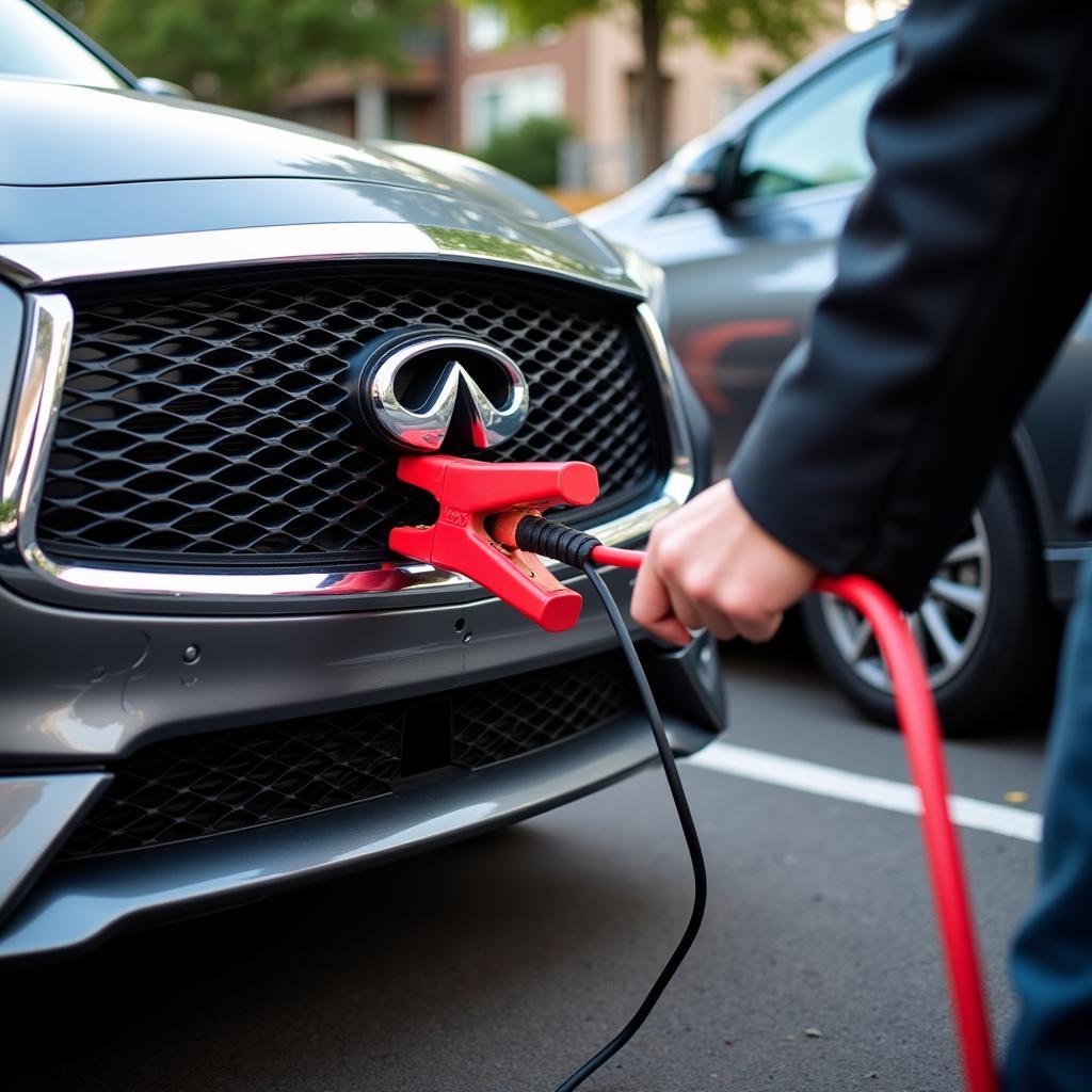 Infiniti Battery Jump Start