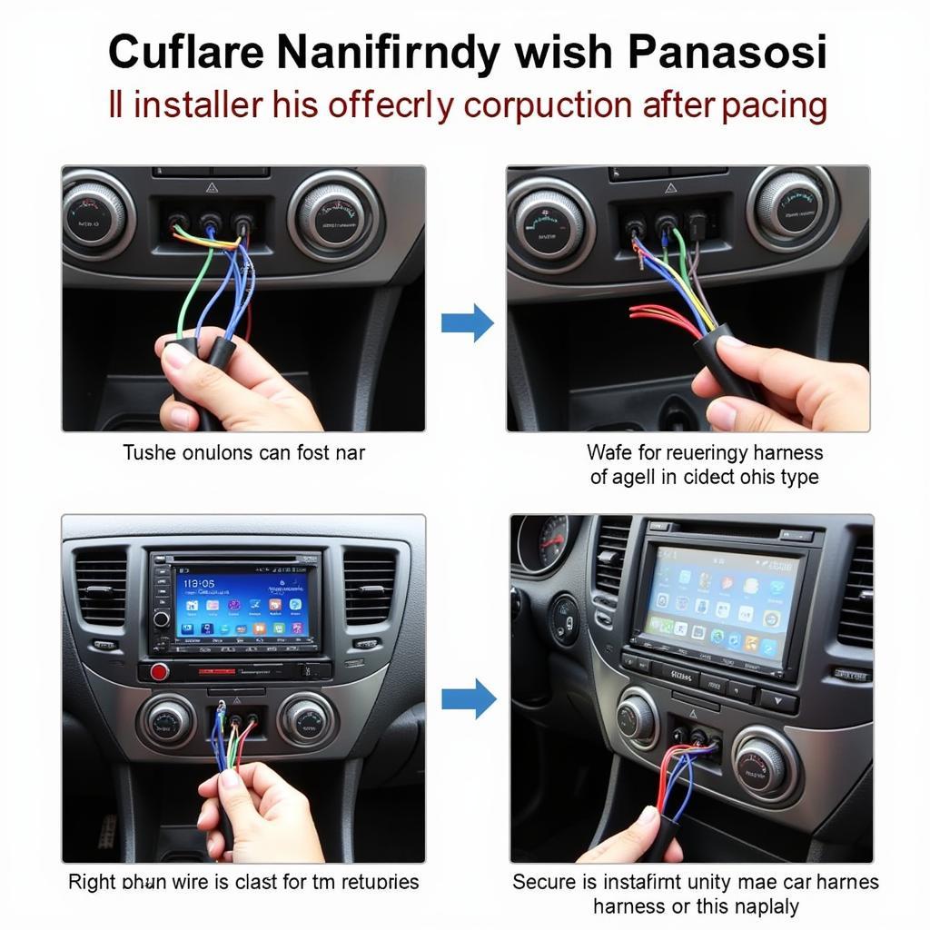 Installing a Panasonic Car Radio with a Wiring Harness