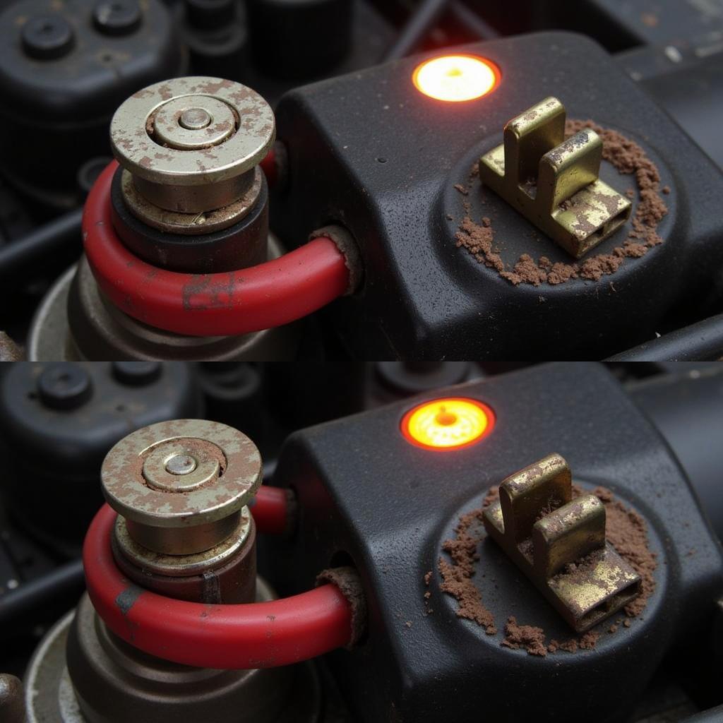 Loose Battery Terminals Causing Intermittent Battery Light