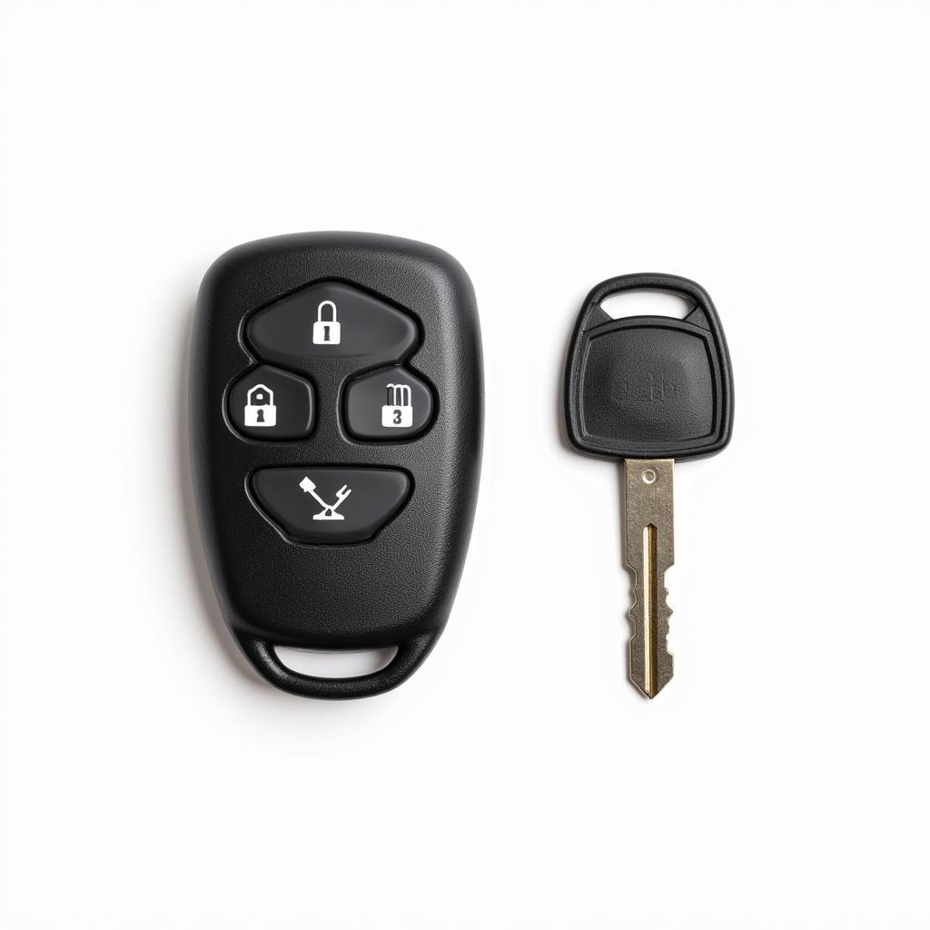 Jeep Key Fob and Key