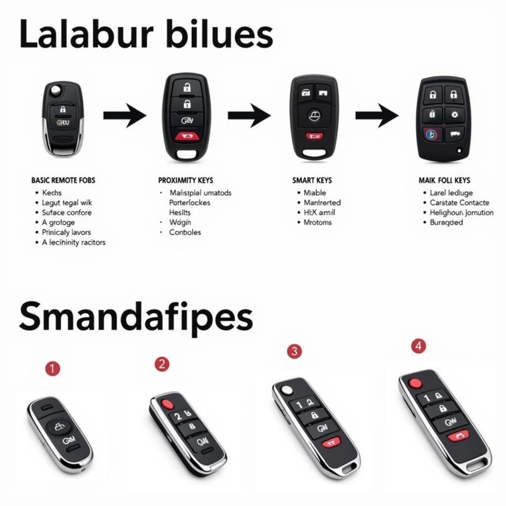 Different Jeep Key Fob Types