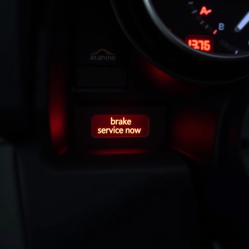 Jetta Brake Service Now Warning Light on Dashboard