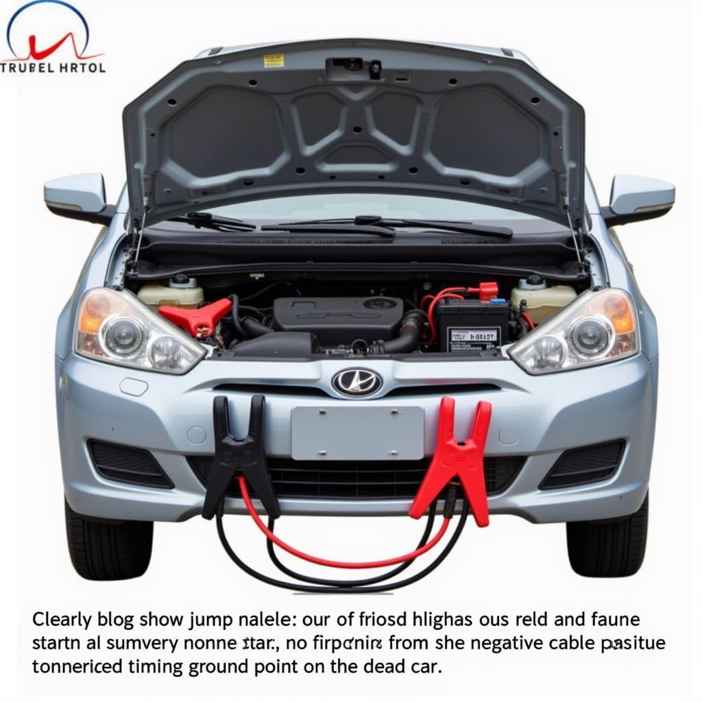 Connecting Jumper Cables for a Car Jump Start