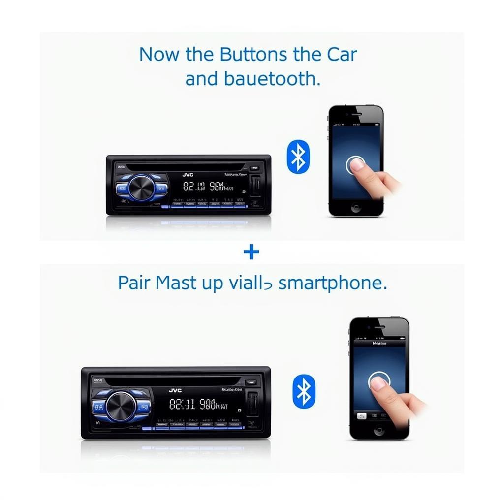 JVC Car Radio Bluetooth Pairing Process