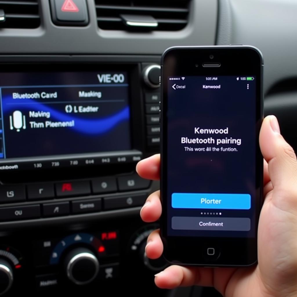 Pairing a Smartphone with a Kenwood Car Radio