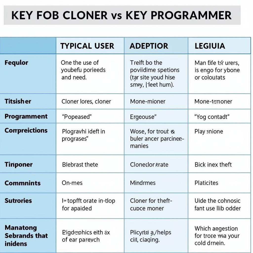 Key Fob Cloner vs. Key Programmer