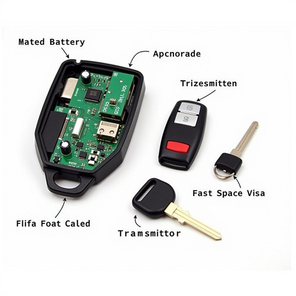 Internal Components of a Key Fob