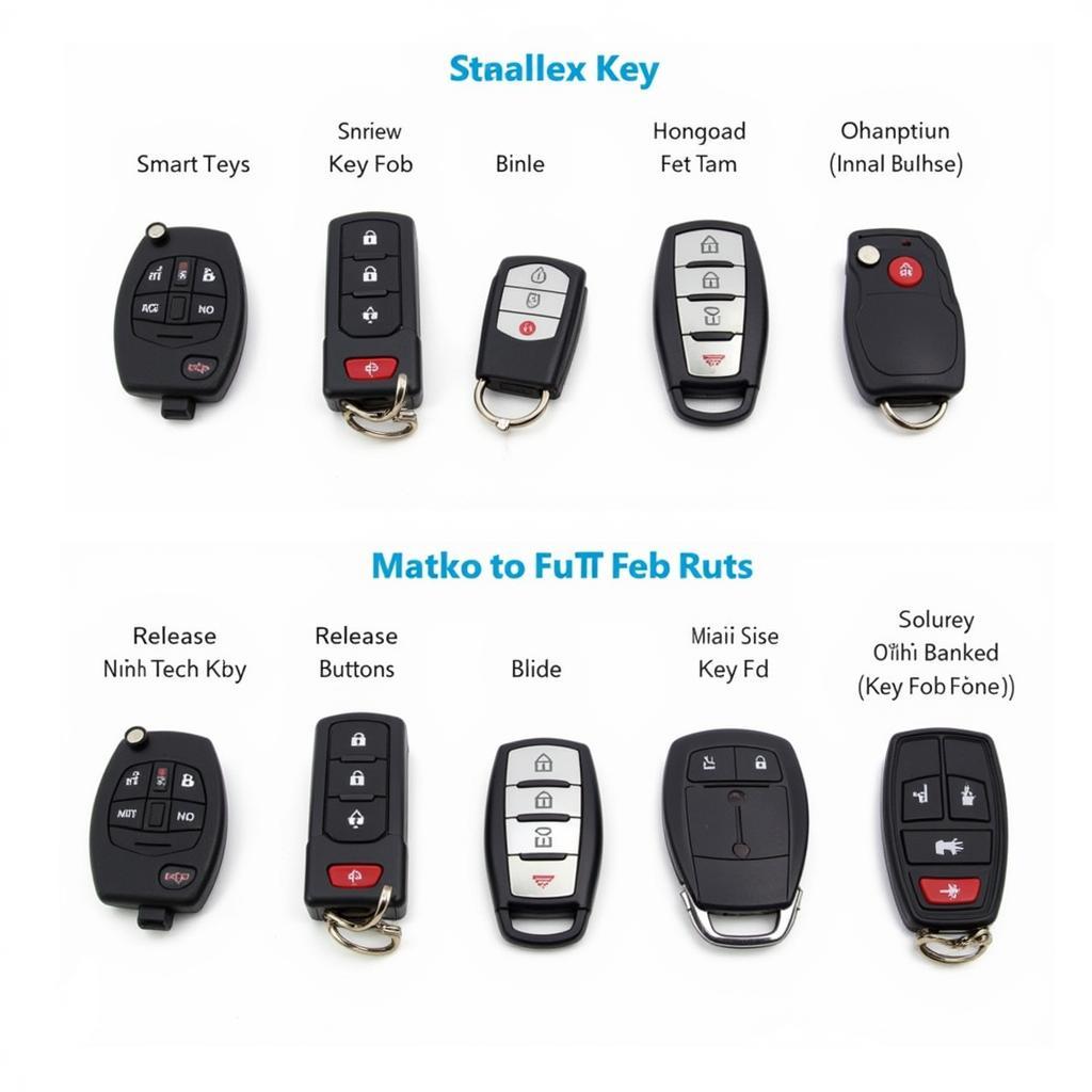 Different Key Fob Types