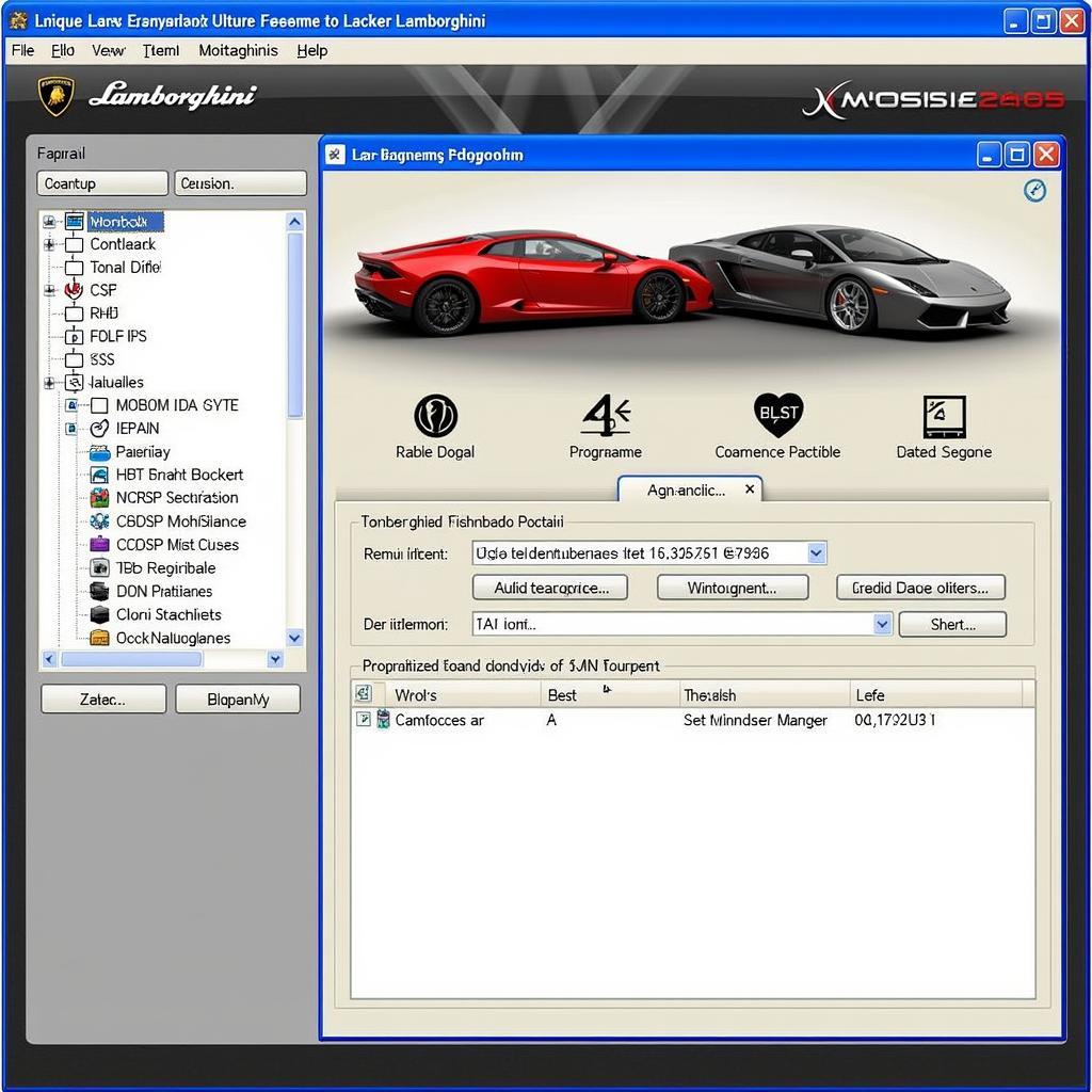 Lamborghini Lara Software Interface