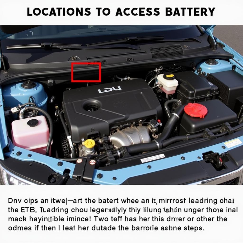 LDV T60 Battery Location