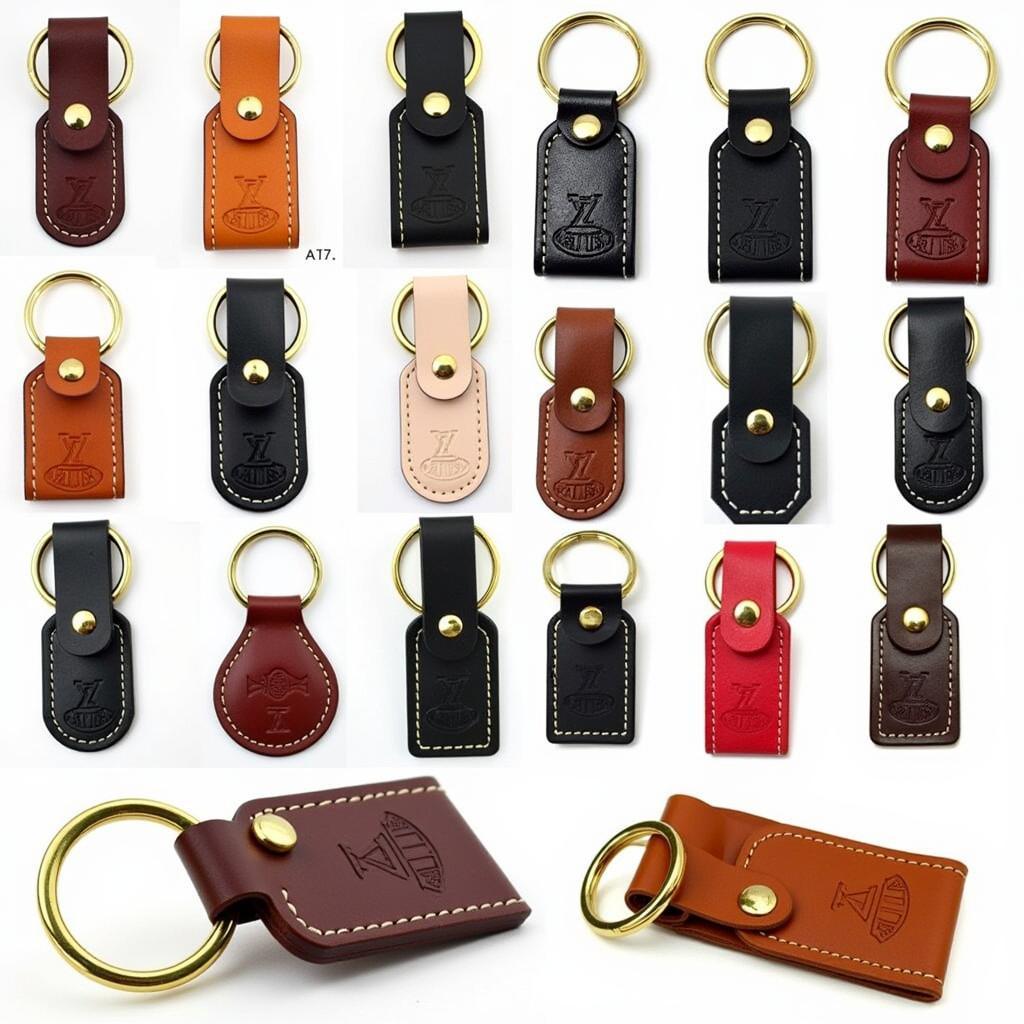 Variety of Leather Key Fob Covers