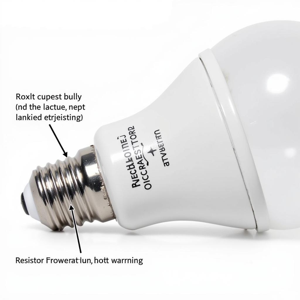 LED Bulb with Resistor