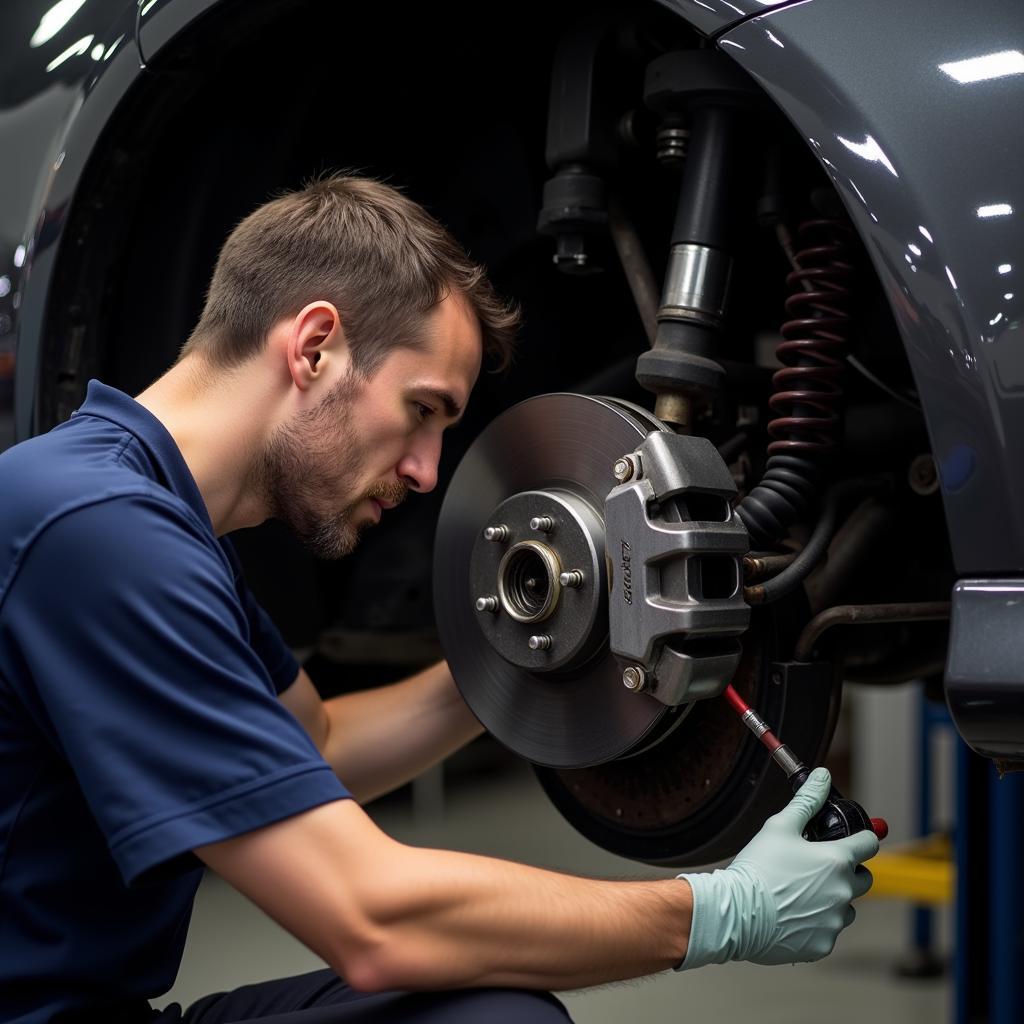 Mercedes Brake System Inspection