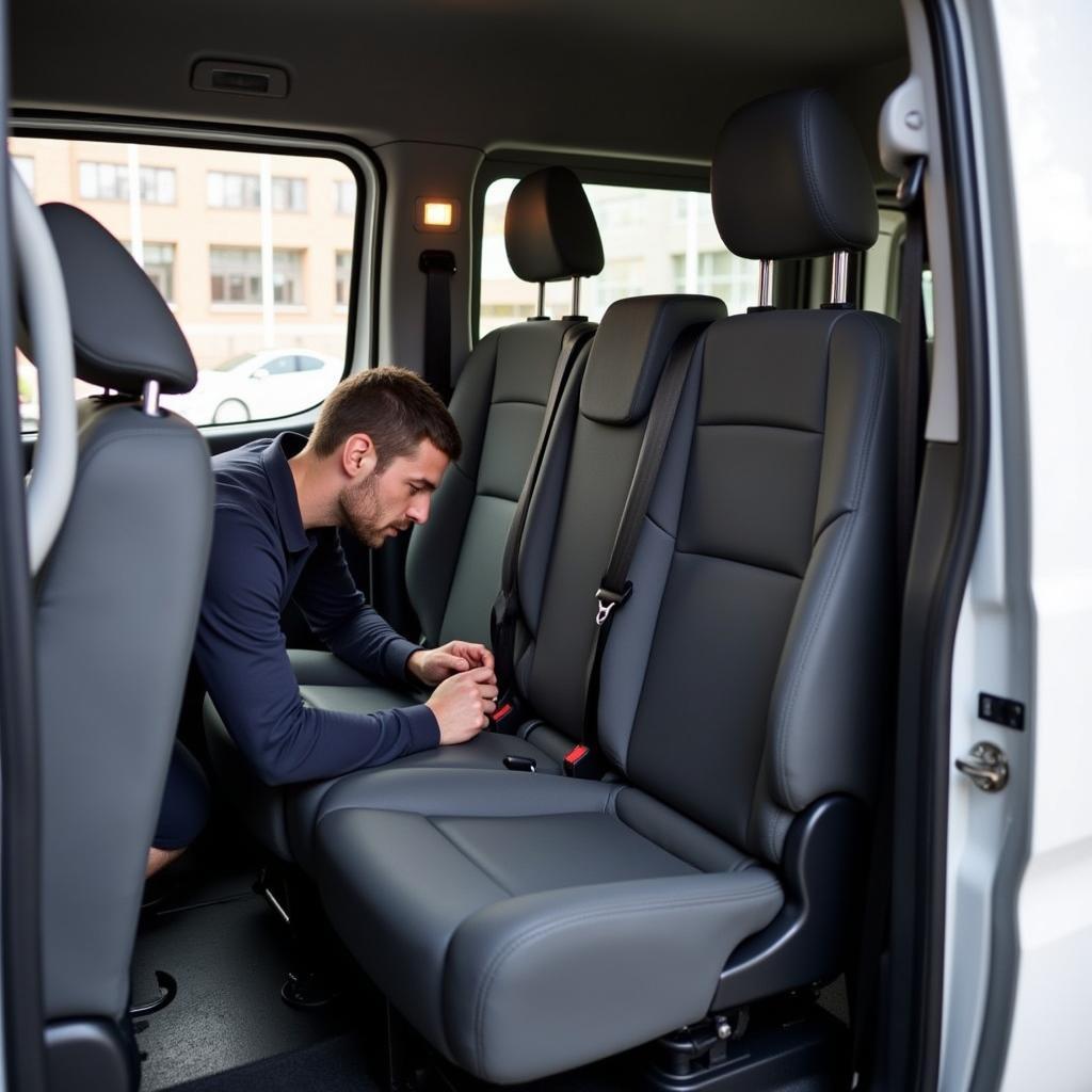 Mercedes Vito Rear Seat Fixings: Professional Installation