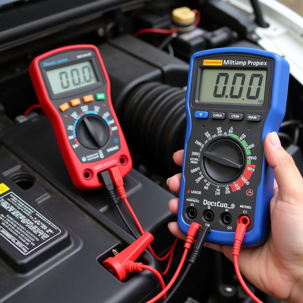 Performing a Battery Drain Test with a Multimeter