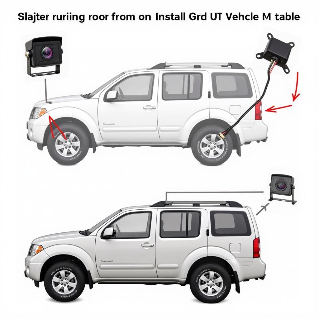 Backup Camera Installation in a Nissan Pathfinder